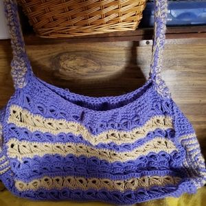 Handmade crochet purse